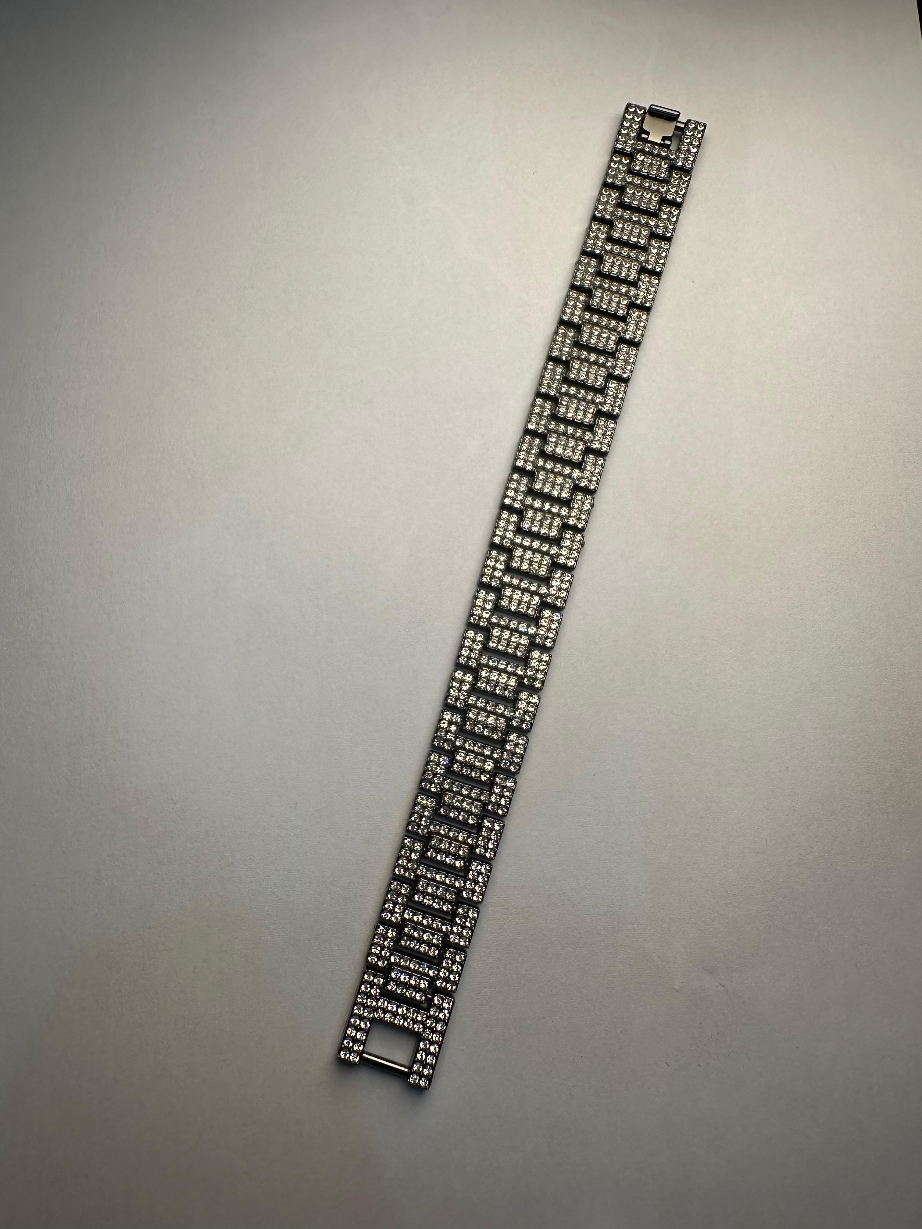 Black Jubilee Iced Bracelet