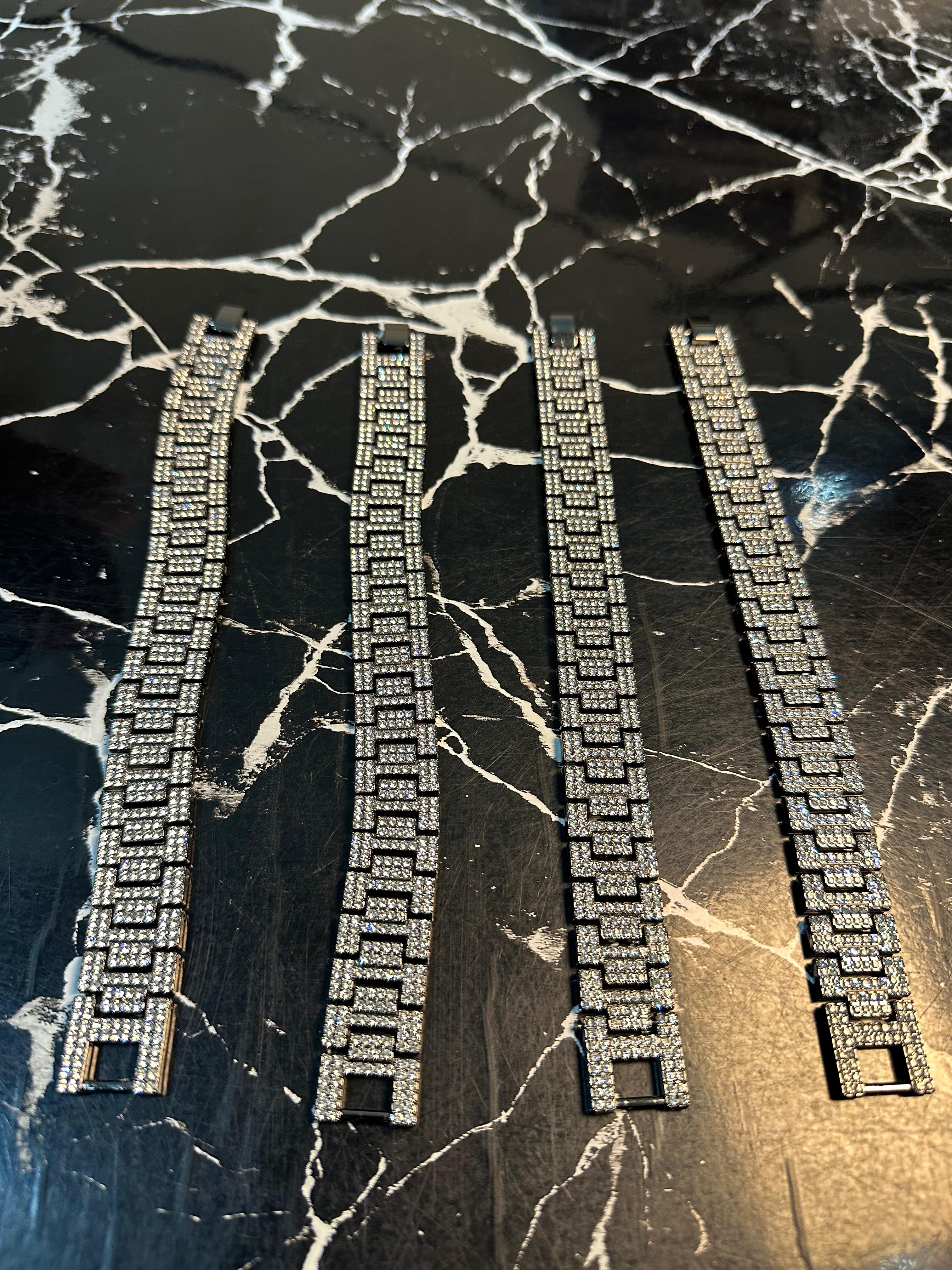 Black Jubilee Iced Bracelet