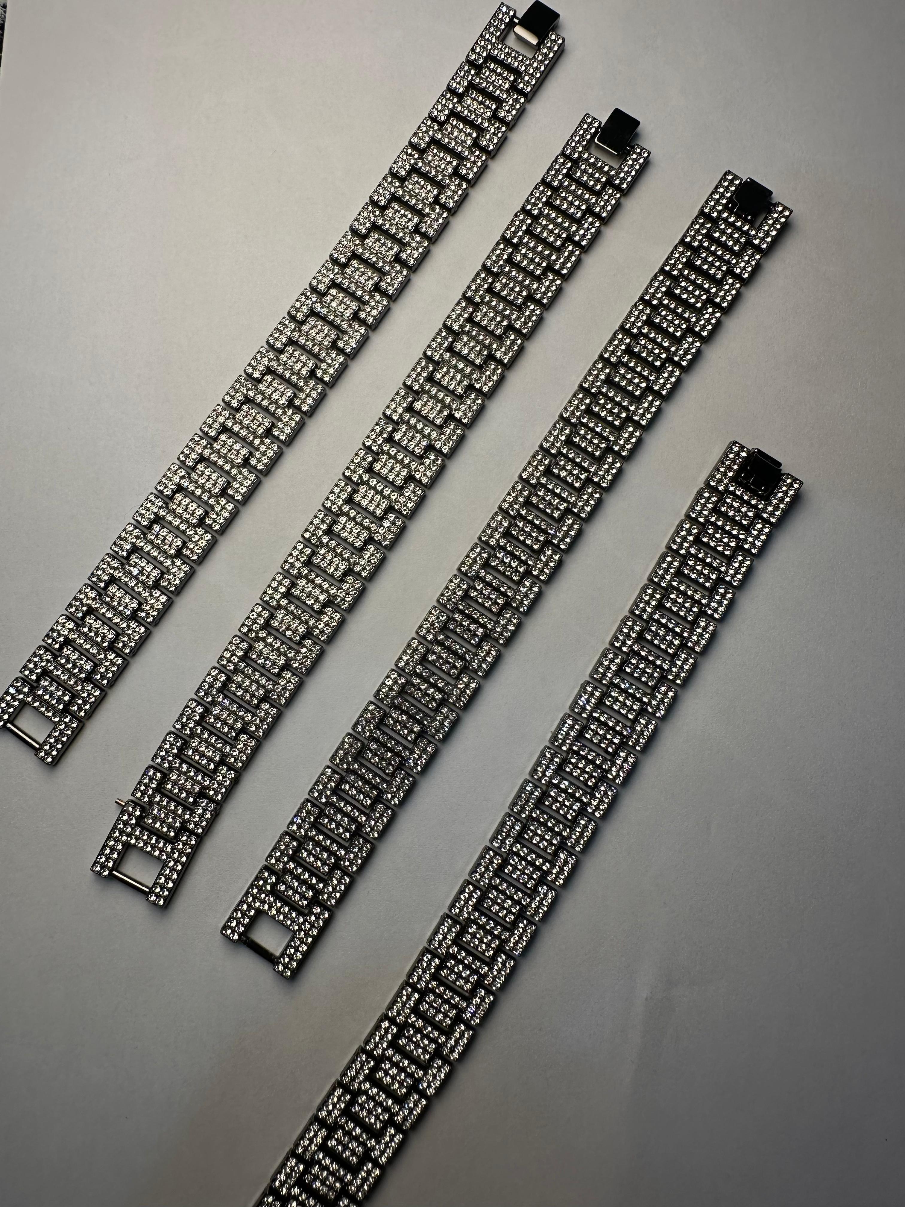 Black Jubilee Iced Bracelet