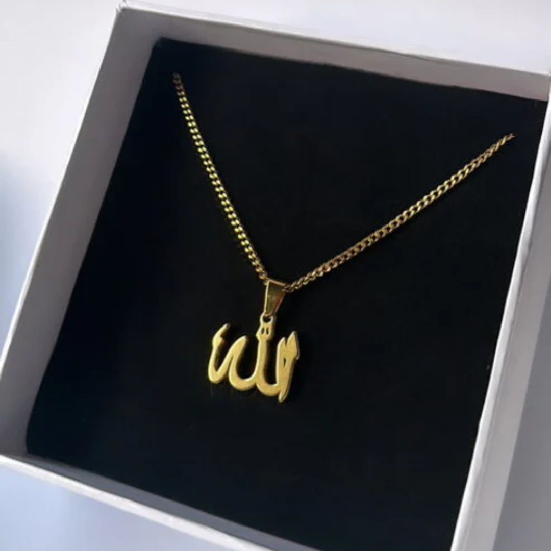 ALLAH NAME CALLIGRAPHY NECKLACE